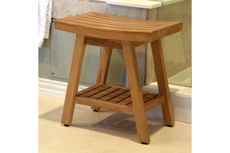 Best shower bench wood new arrivals